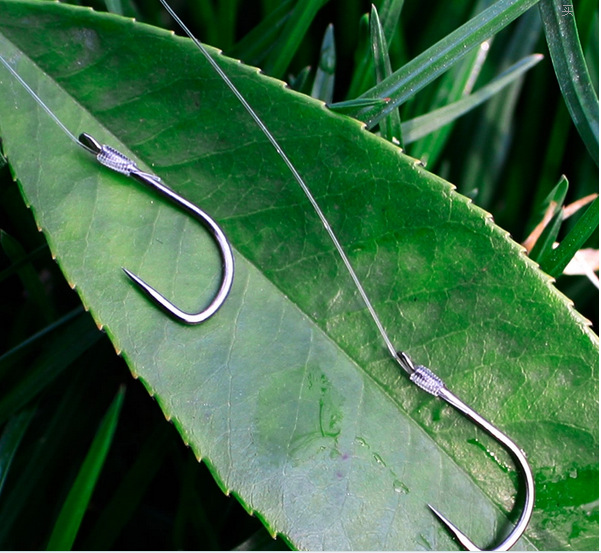 【热销】渔具10组台钓手工子线鱼钩【黑新关东】 进口鱼钩绑制