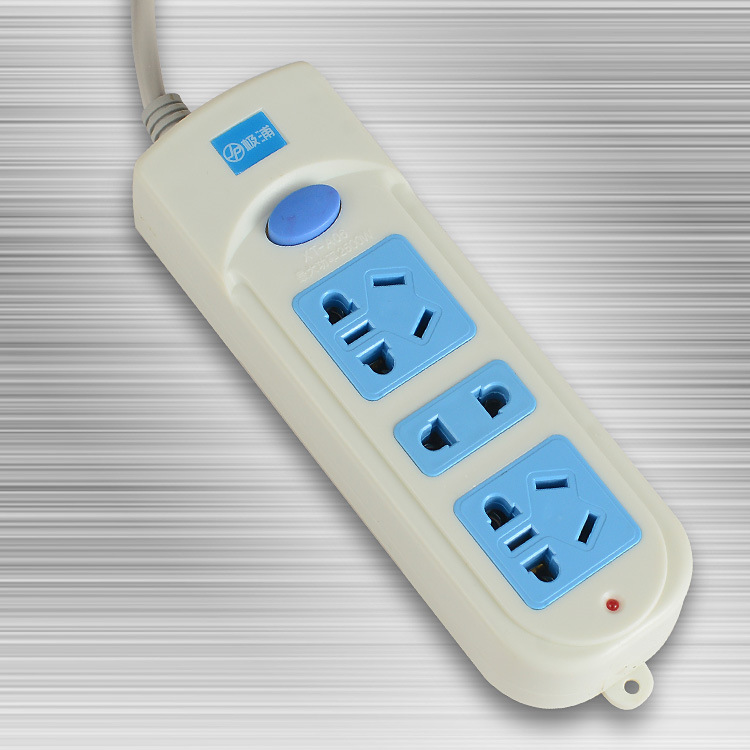 天天特价】接线板 安全插线板插座插排12孔批发 独立开关1.