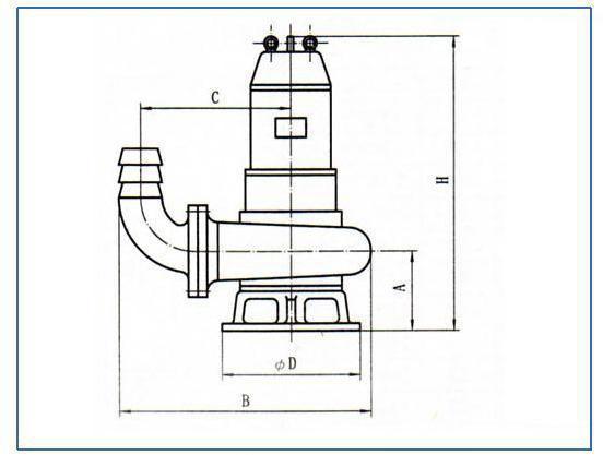 5kw,潜污泵,上海申银泵业造 图集