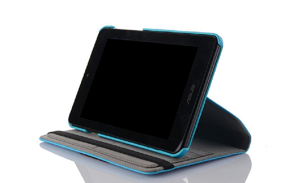 华硕asus fe170cg保护套 华硕7寸平板皮套 k012旋转牛仔纹保护套