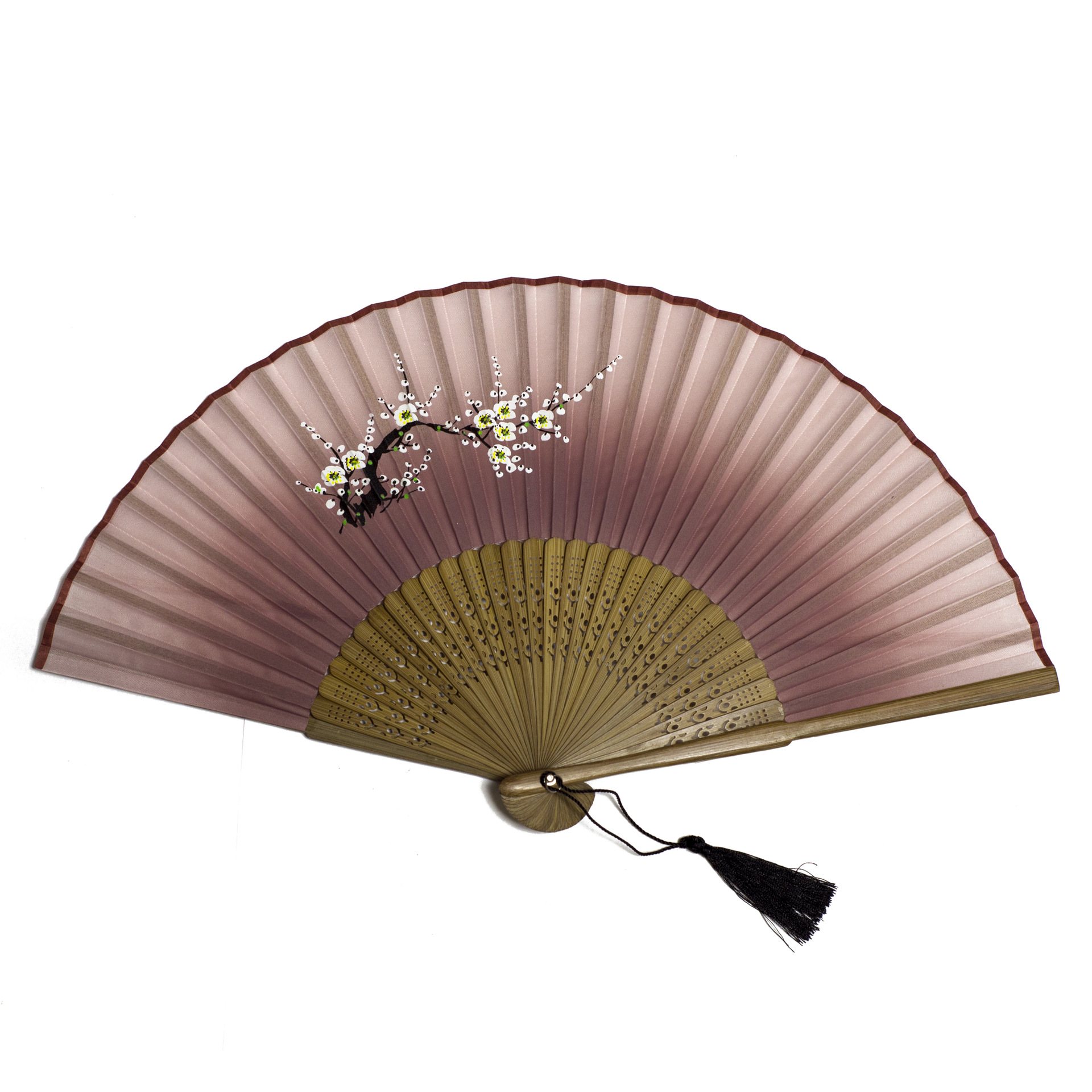 长期销售正品一笑扇折扇纯手工家居pp袋独立包装扇子手绘批发