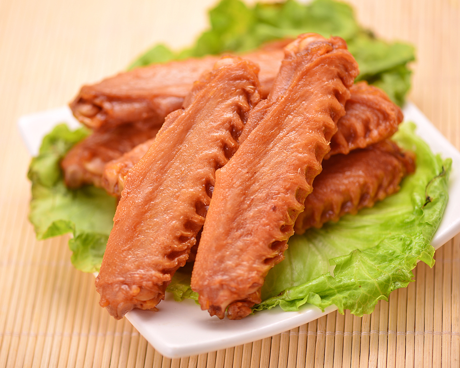 得香阁 五香鸭翅中 厂家直销 散装180g真空独立小包装 休闲食品-肉类