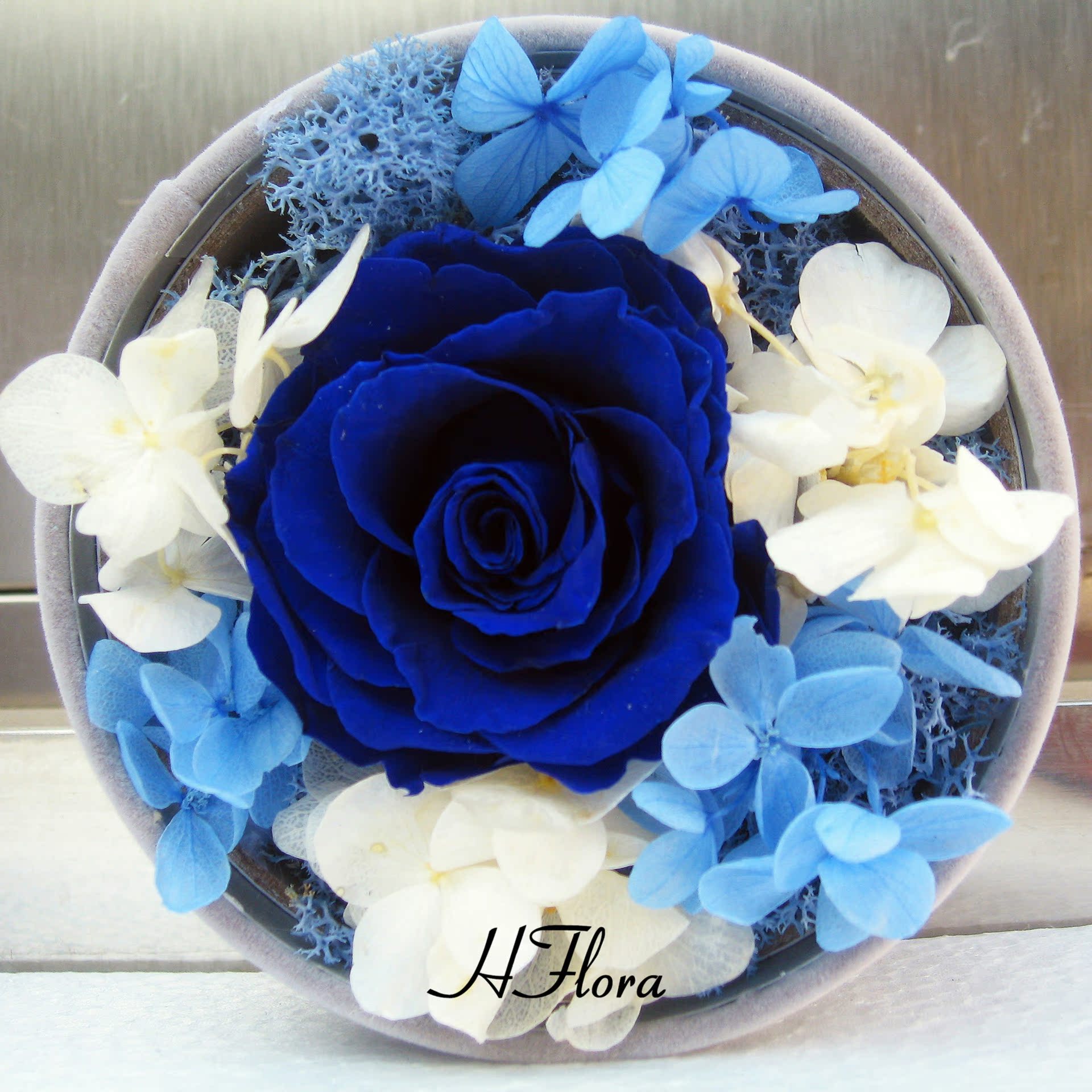 永生花保鲜花永不凋谢生日纪念日求婚情人节原创创意蓝色妖姬