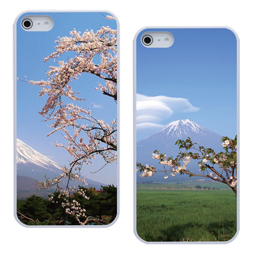 苹果i phone6 硬pc壳桃花彩绘定制手机保护壳手机套 工厂批发