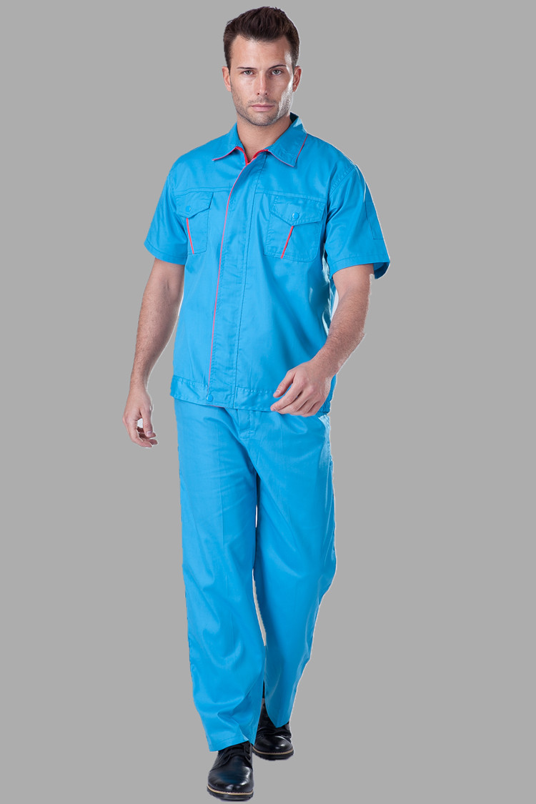 广州工作服定做 秋冬款长袖劳保工作服套装 厂服工作服可印logo