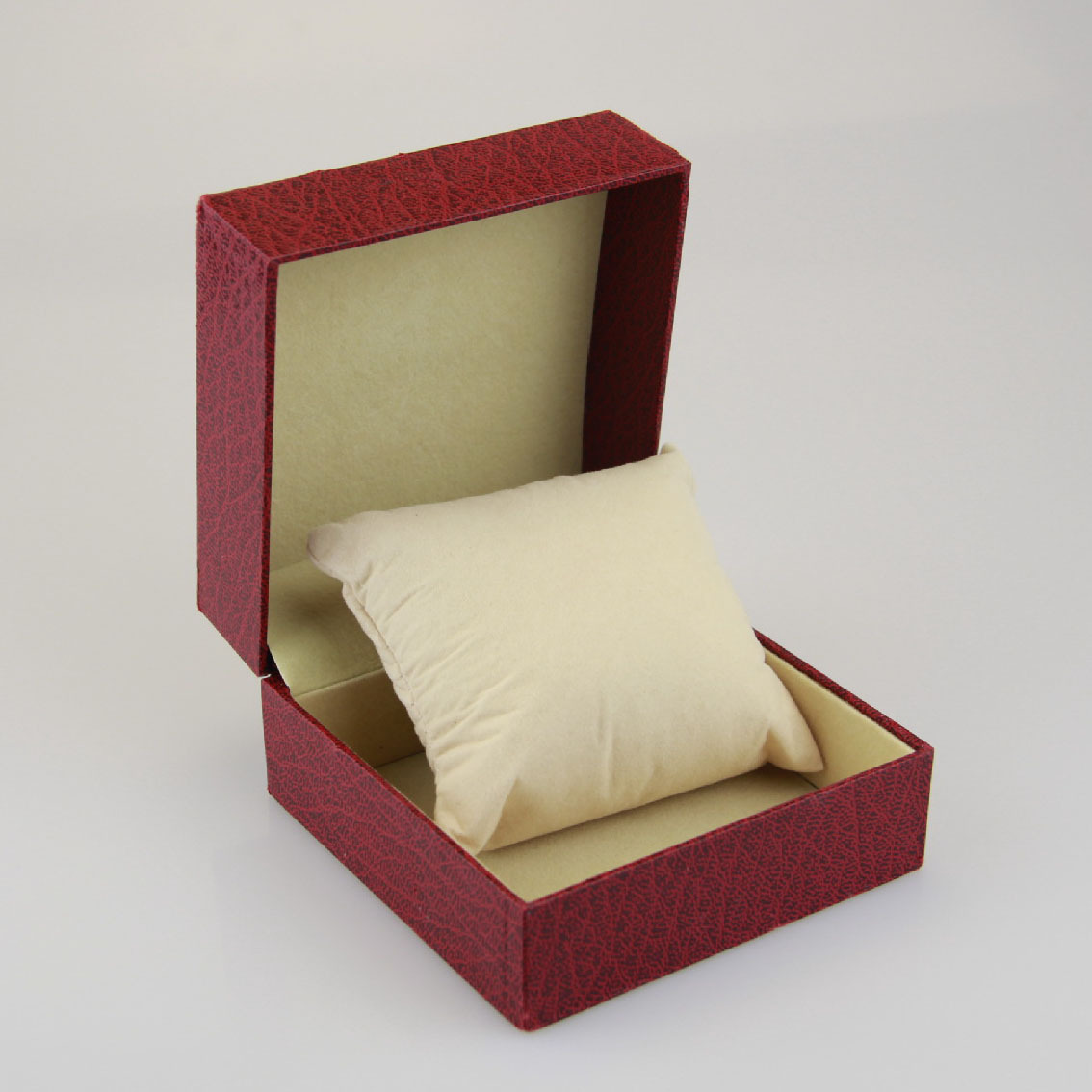 手表翻盖礼盒正方饰品 精美大盒子 荔枝纹硬纸手表包装盒批发定制