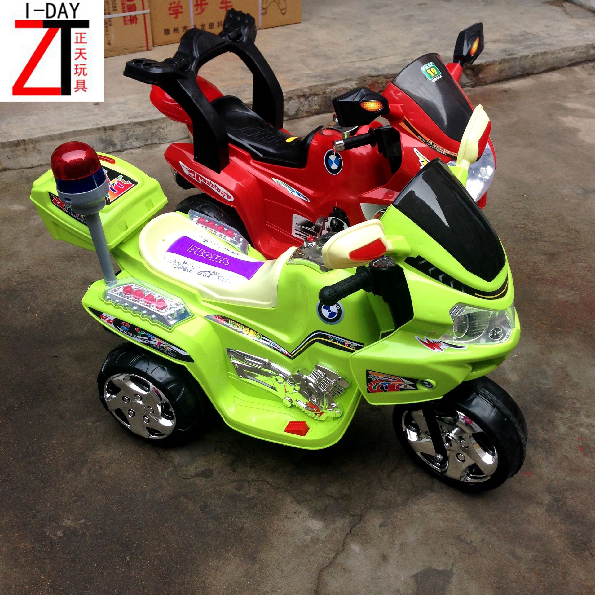 新款热销 儿童电动三轮车 儿童电动摩托车 儿童电瓶车 童车批发图片_6