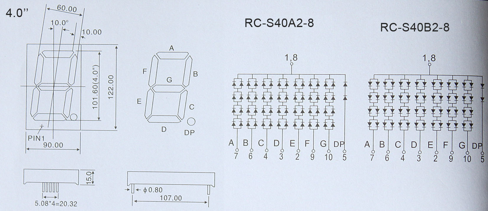 LED数码管选型与应用全指南：从共阳共阴到大尺寸、彩色显示模块定制