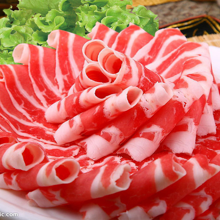 冷鲜牛肉卷批发 牛肉卷雪花肥牛片 清真冷冻肥牛牛肉卷火锅烧烤