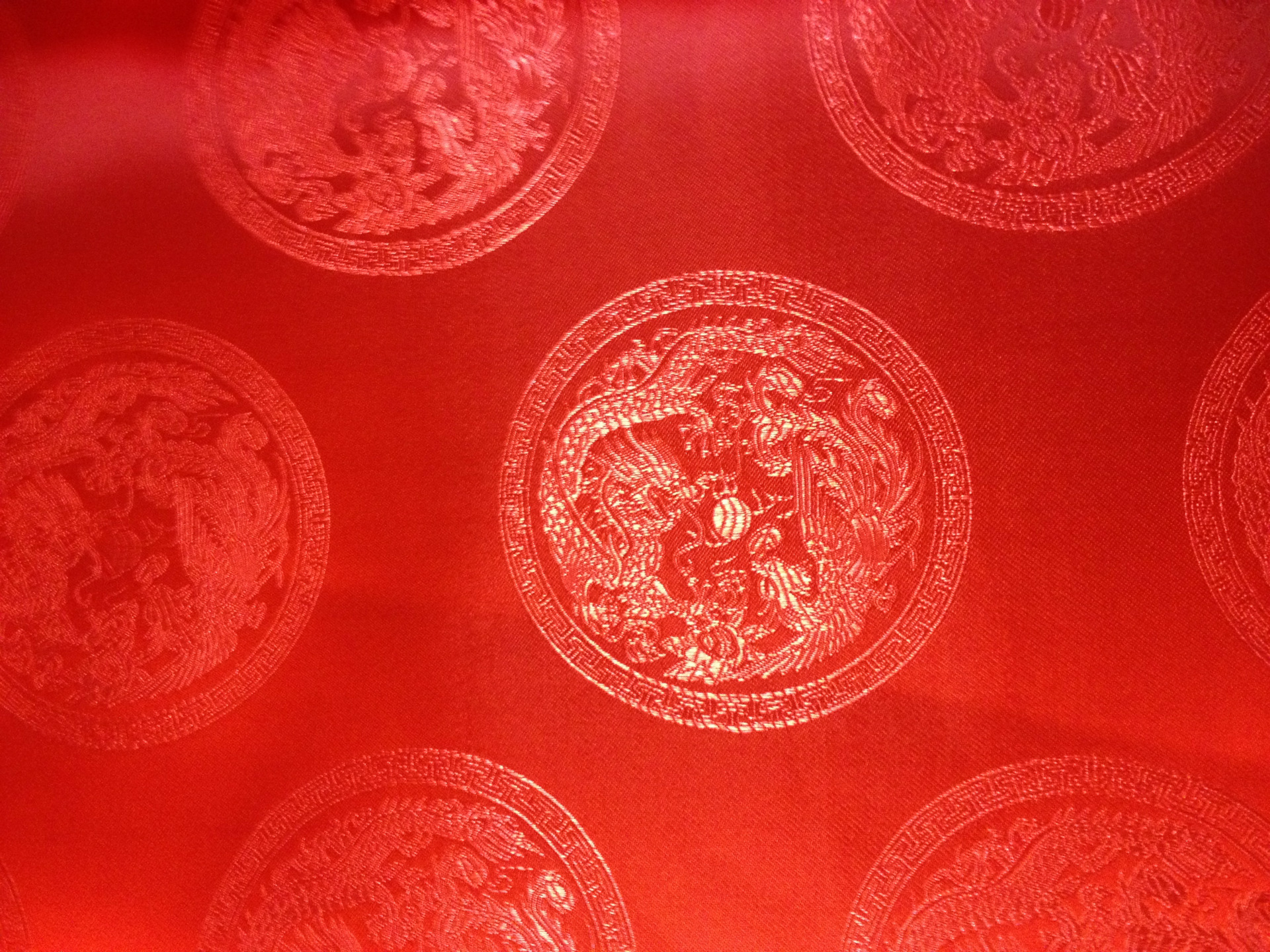 龙凤团 幅宽90 织锦缎 唐装面料 包装布 靠垫