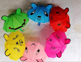 幼儿园装饰儿童伞挂饰 小雨伞道 室内外走廊挂饰小伞