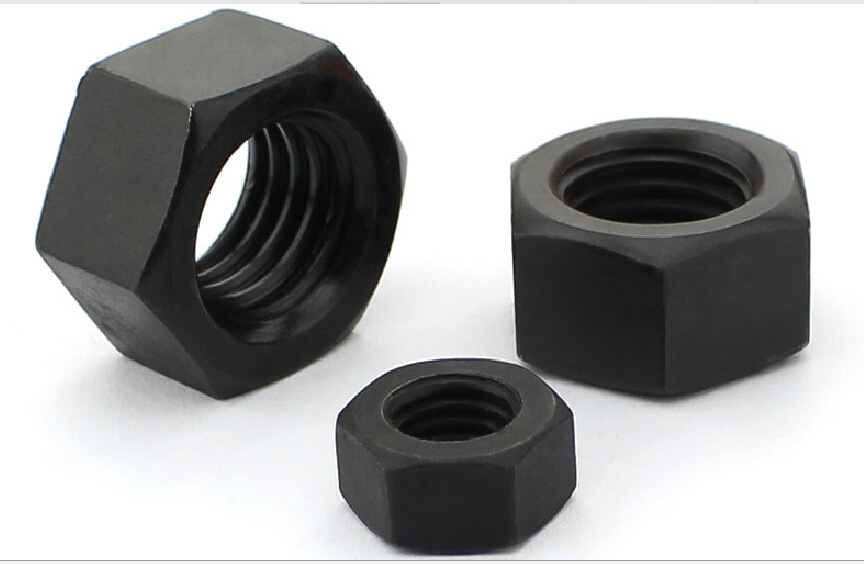 8级发黑高强度六角螺母 品质保证量大从优