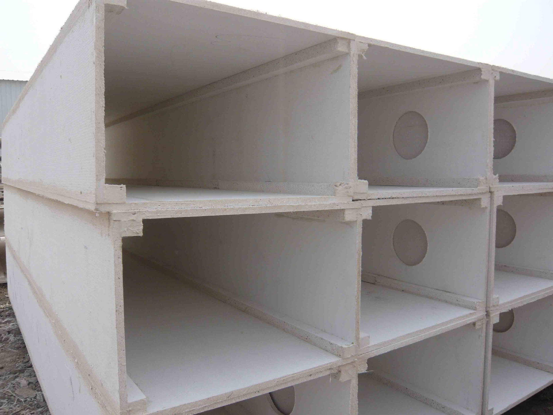 重庆华仁高品质玻镁烟道板厨房卫生排烟道