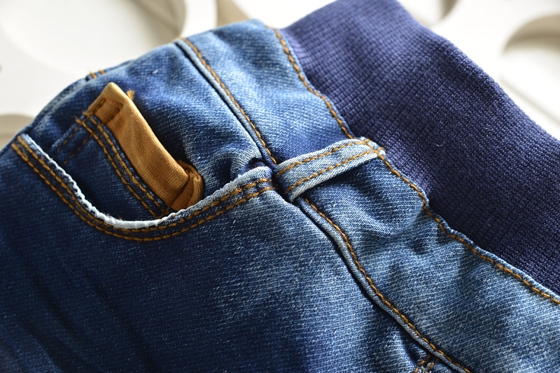 「童牛仔裤」品牌童装 小童牛仔砂洗免烫单裤 新品童装 一件代发