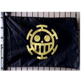 海贼团海贼王路飞特拉法尔加·罗 医生海贼旗动漫周边批发