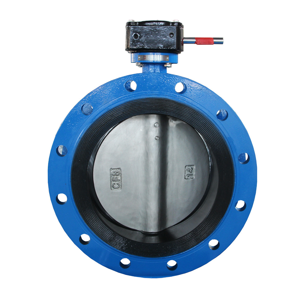 提供德标非金属法兰蝶阀 双偏心铸钢蝶阀