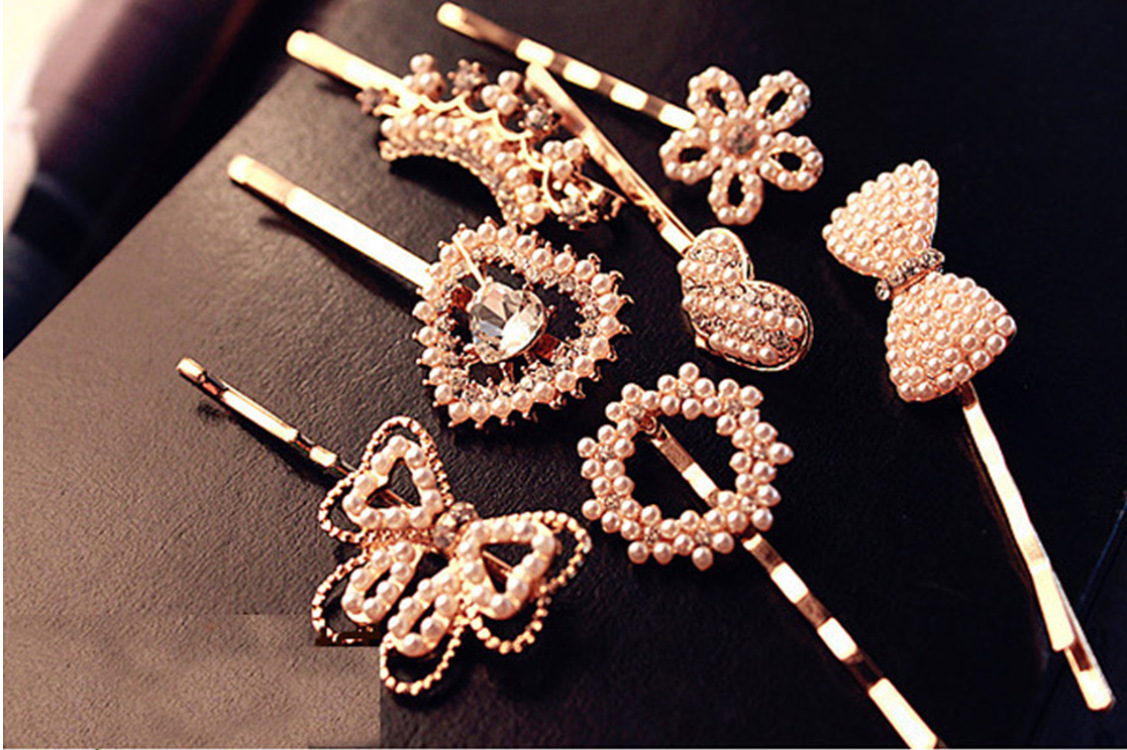 欧美饰品奥地利水钻孔雀发夹顶夹时尚发卡头饰厂家批发特价