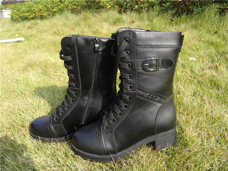 正品3513巡洋舰军靴女特种兵作战靴真皮马丁靴圆头冬季靴
