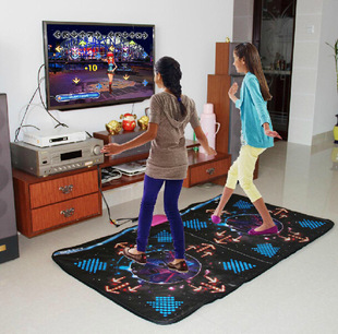 格美乐30mm加厚插卡高清电视电脑两用可无限下载跳舞机双人跳舞毯