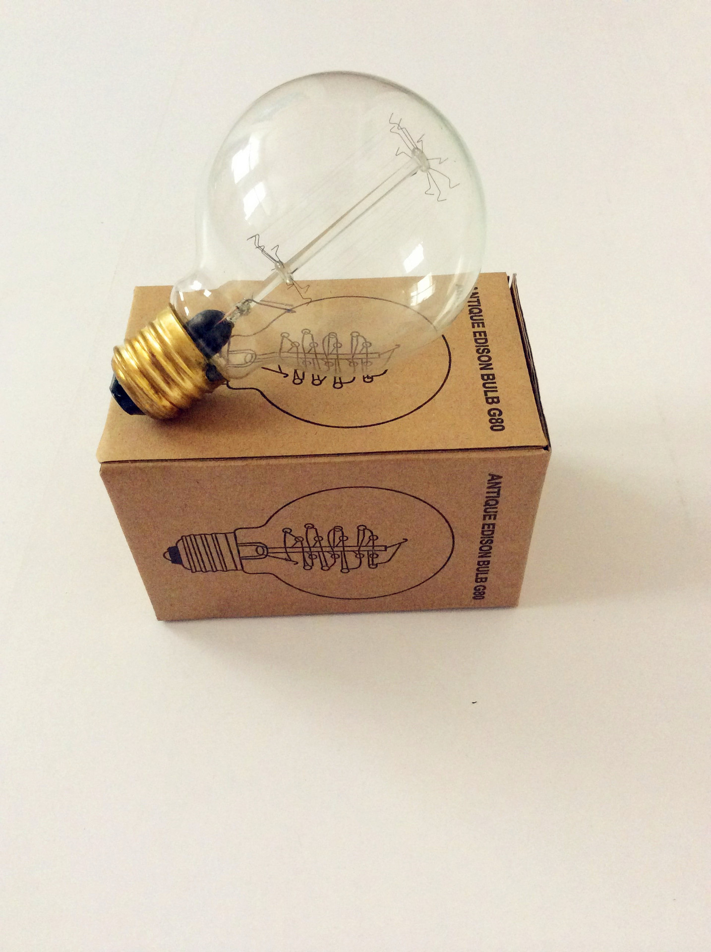 g80白炽灯球泡爱迪生灯泡 e27灯头 复古灯泡 厂家直销