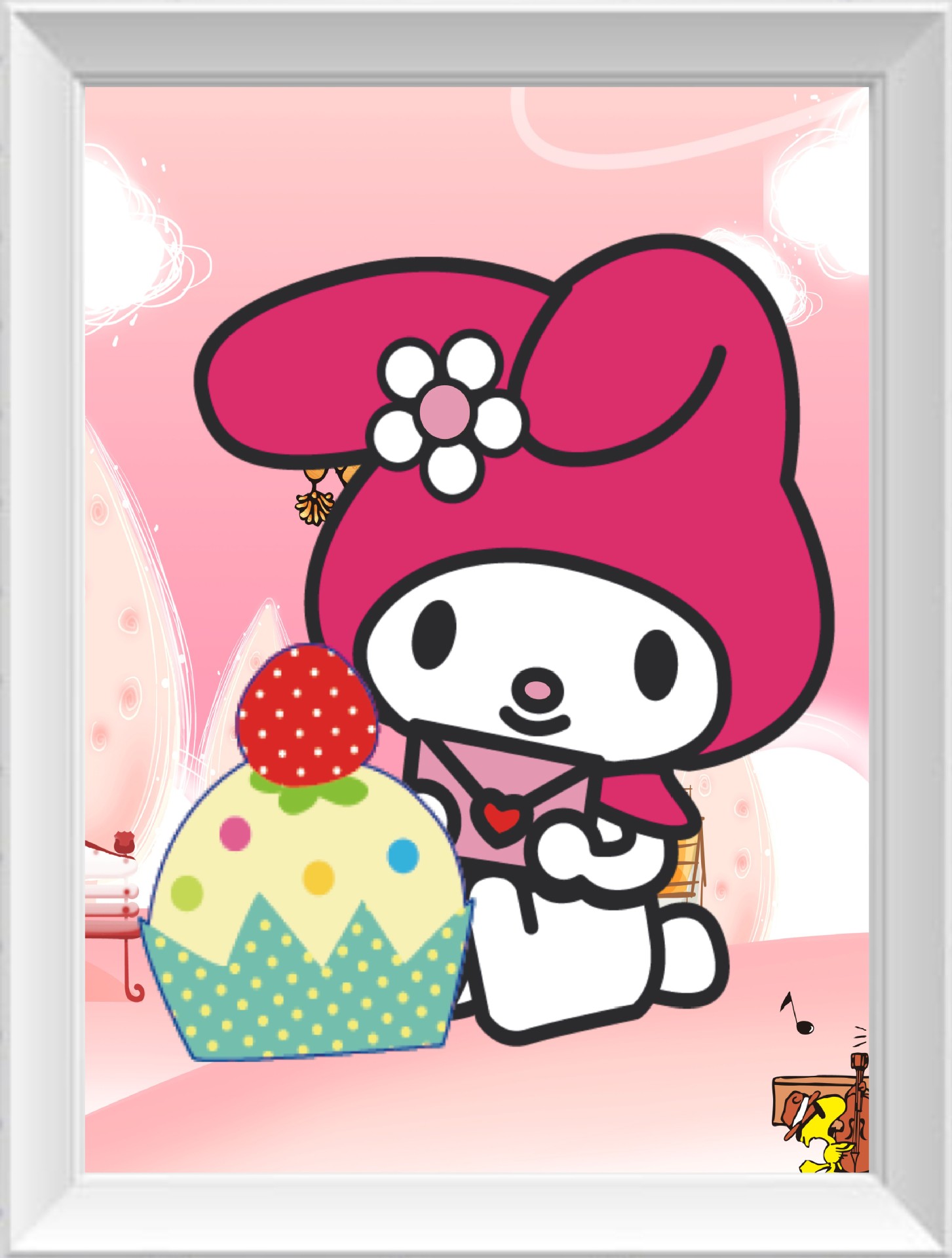 钻石画/迷你/diy/相框画/钻石绣/5d/免烫/圆钻/卡通