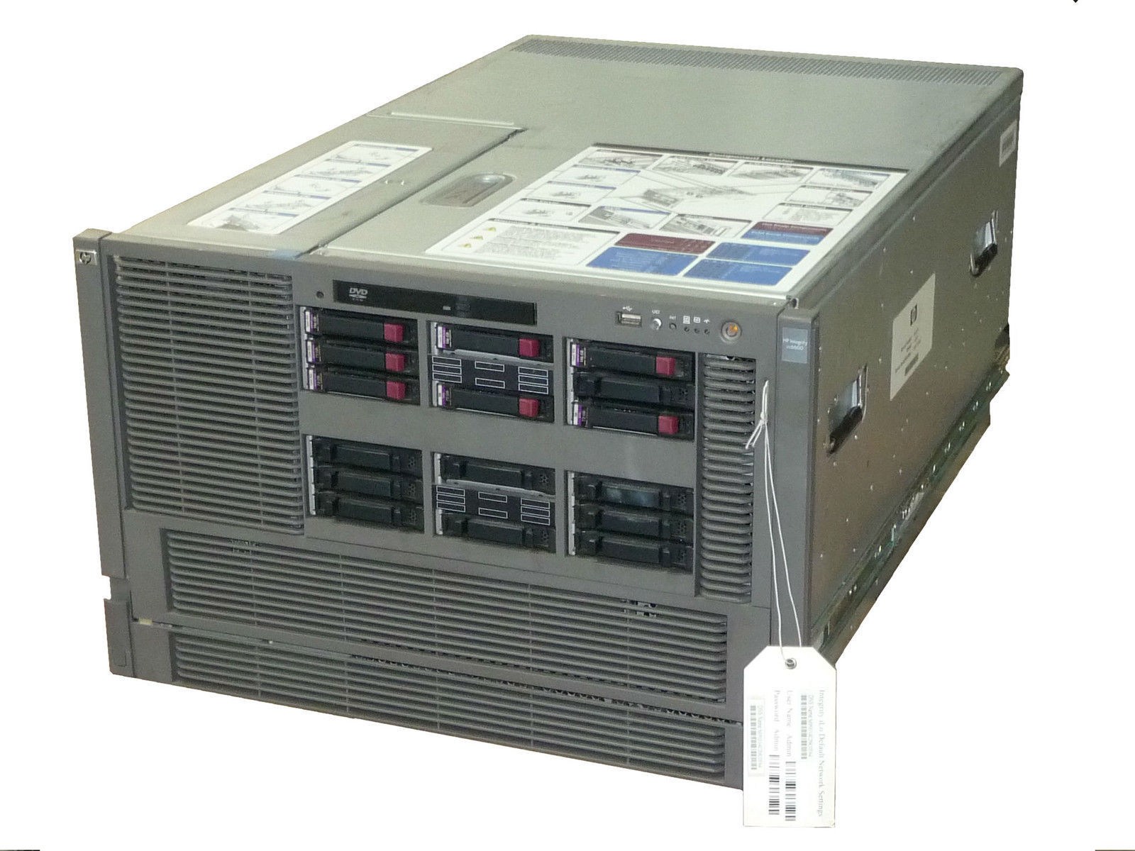 hp rx6600 小型机 系统安装