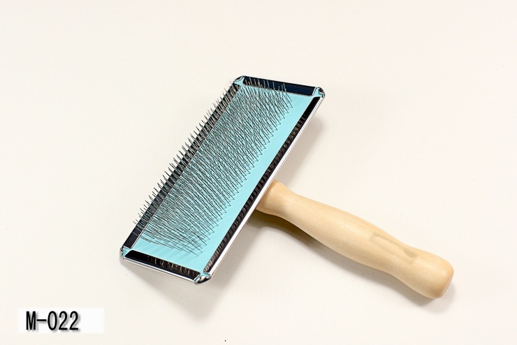 原木柄宠物钢丝刷 4款尺寸 天然桦木 大号钢丝宠物梳 猫犬通用