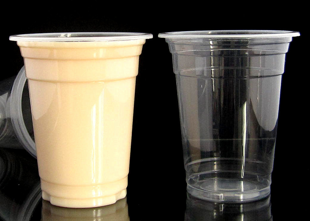 秒杀 定做400ml加厚6g高透一次性塑料杯批发 奶茶杯1000只图片_12