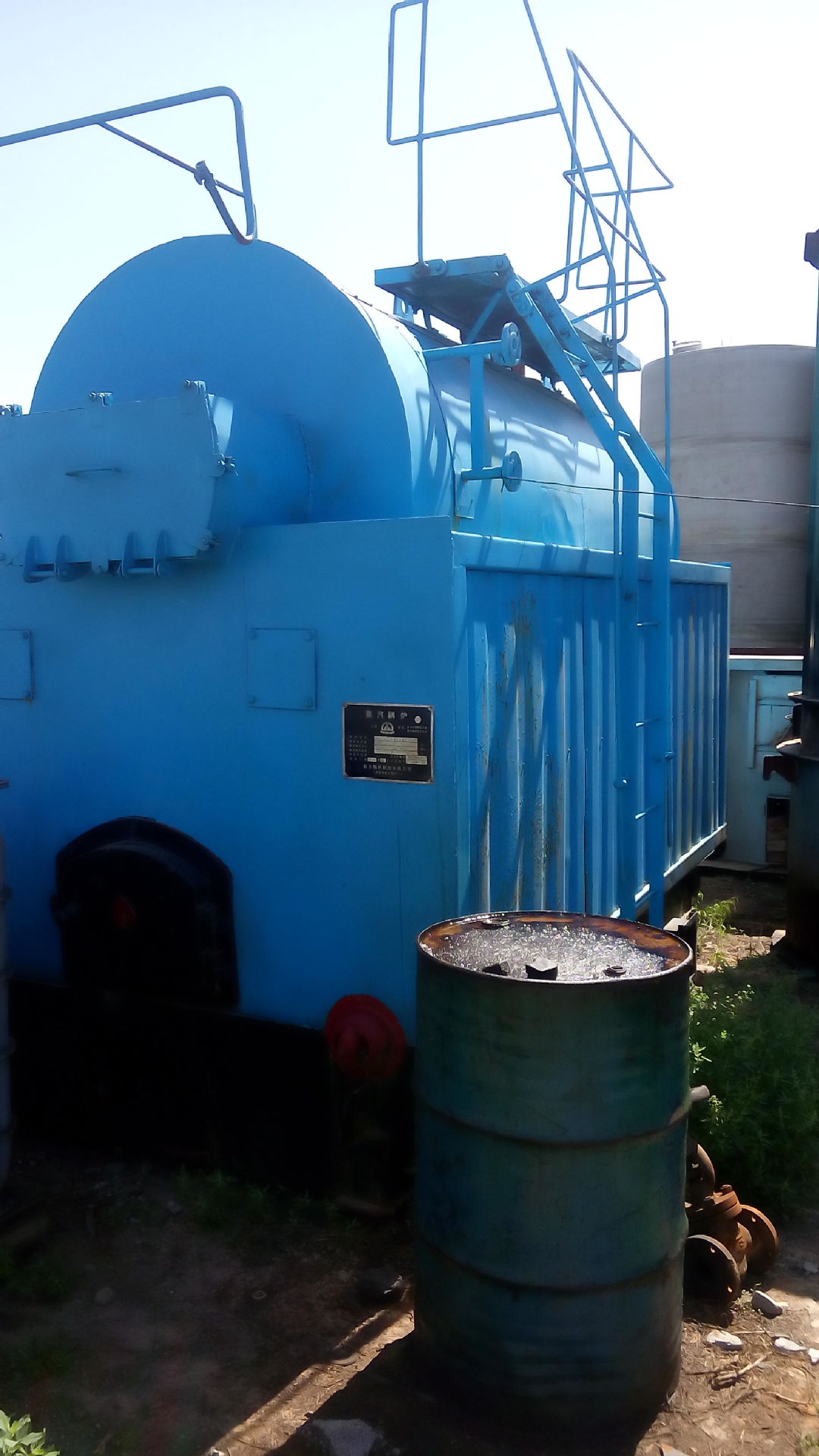 品牌 蒸汽锅炉 型号 2吨 锅炉类型 燃煤锅炉 新旧程度 9成新 设备所在