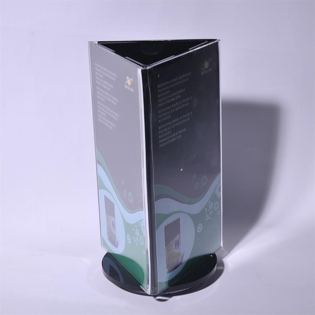 厂家直销 高档亚克力三面旋转菜单牌 酒水牌 台卡 台签