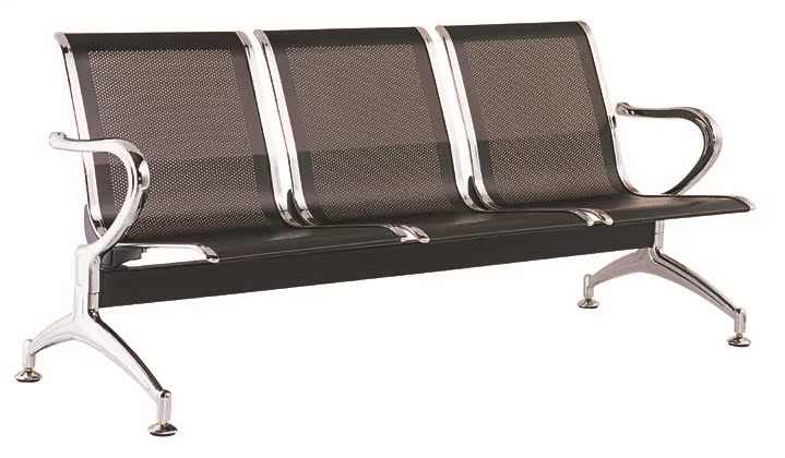 广东汕头供应三人位带扶手机场椅,钢制顾客等侯椅,侯诊椅,公共排椅