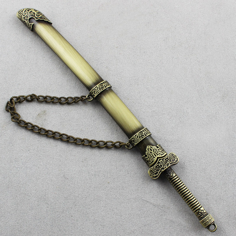 盗墓笔记周边 张起灵黑金古刀鞘刀 均不开刃 29厘米