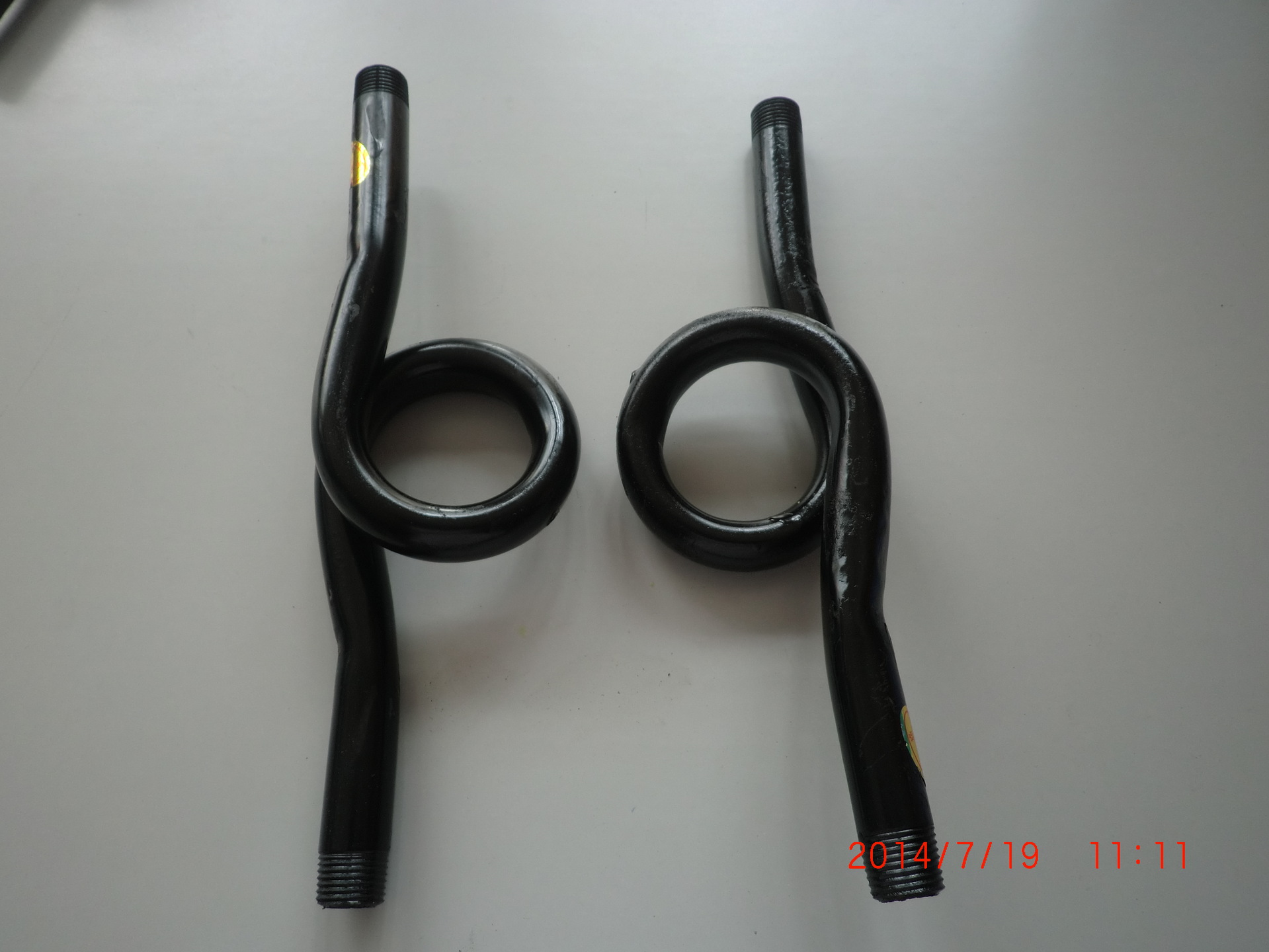 压力表黑铁表弯 两头4分外丝弯管 缓冲管 仪表配件 锅炉配件