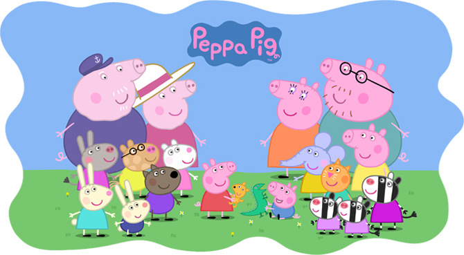 peppapig現貨佩佩豬爸爸媽媽豬毛絨玩具公仔粉紅豬小妹30cm