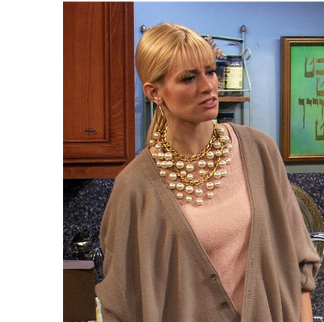 欧美外贸破产姐妹caroline同款双层大牌气质夸张质感仿珍珠项链