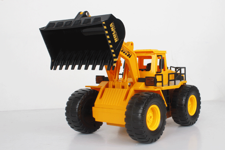 批发新款6通道遥控工程车仿真推土车 电动车玩具 儿童模型玩具320图片