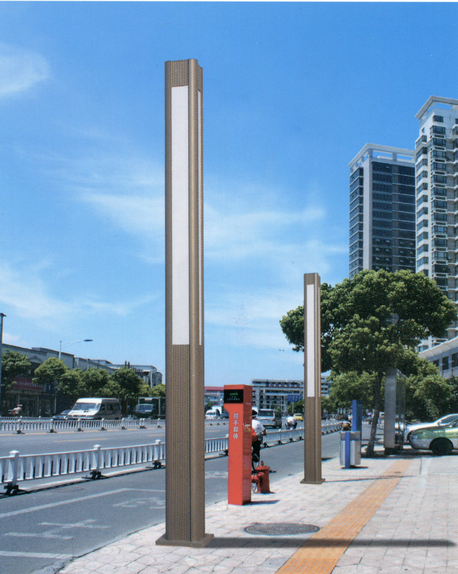 户外景观庭院灯 方形庭院灯 圆形庭院灯 欧式庭院灯 仿古景观灯图片_6