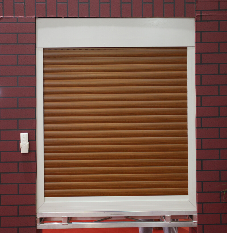 铝合金卷帘窗 手电两用防盗卷帘窗 外装遮阳防虫 通风透气