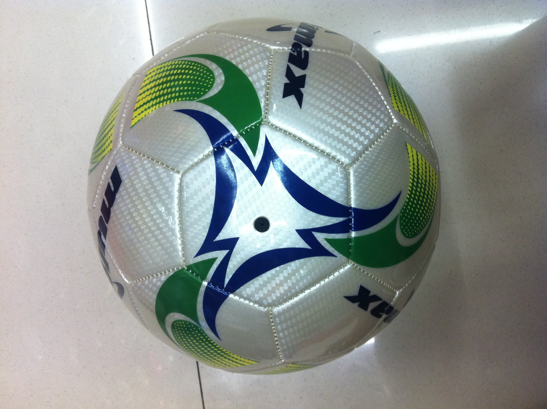 正品足球经典五星5号机缝席面pu足球