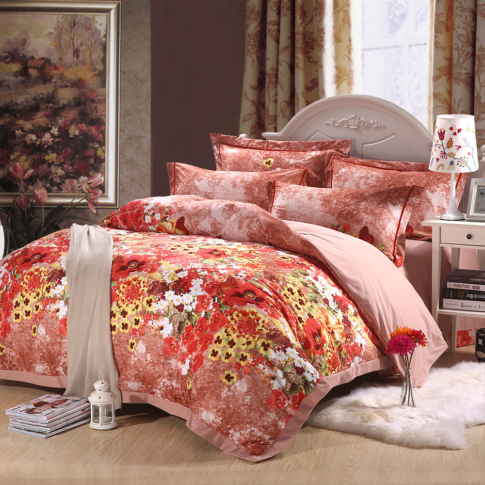 义乌雪鸽家纺秋冬四件套 乐肤绒四件套 床上用品四件套 厂家批发