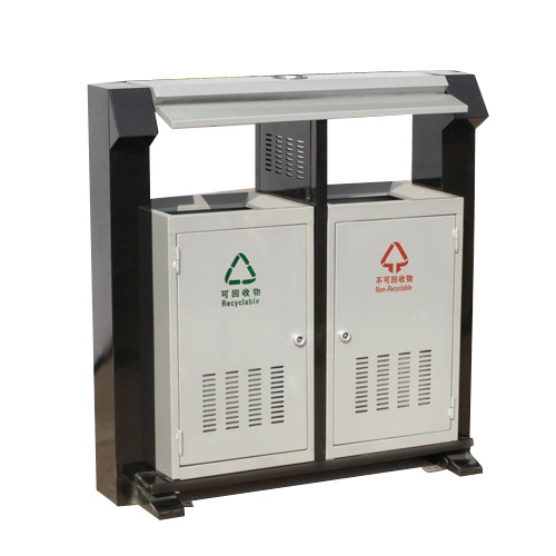 厂家直销 逸诺030永康分类环卫果皮箱垃圾箱户外 冲孔垃圾桶