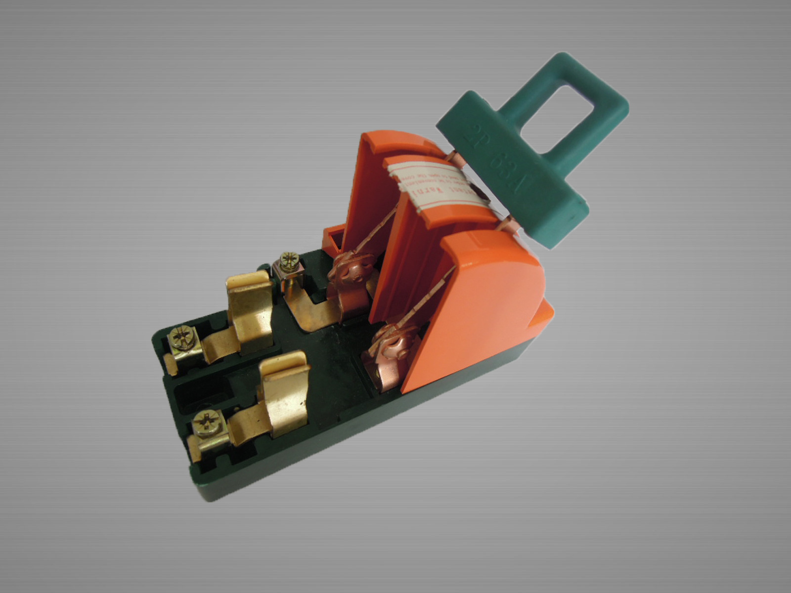 厂家最新热销供应 2p32a橘黄色全铁闸刀图片_6