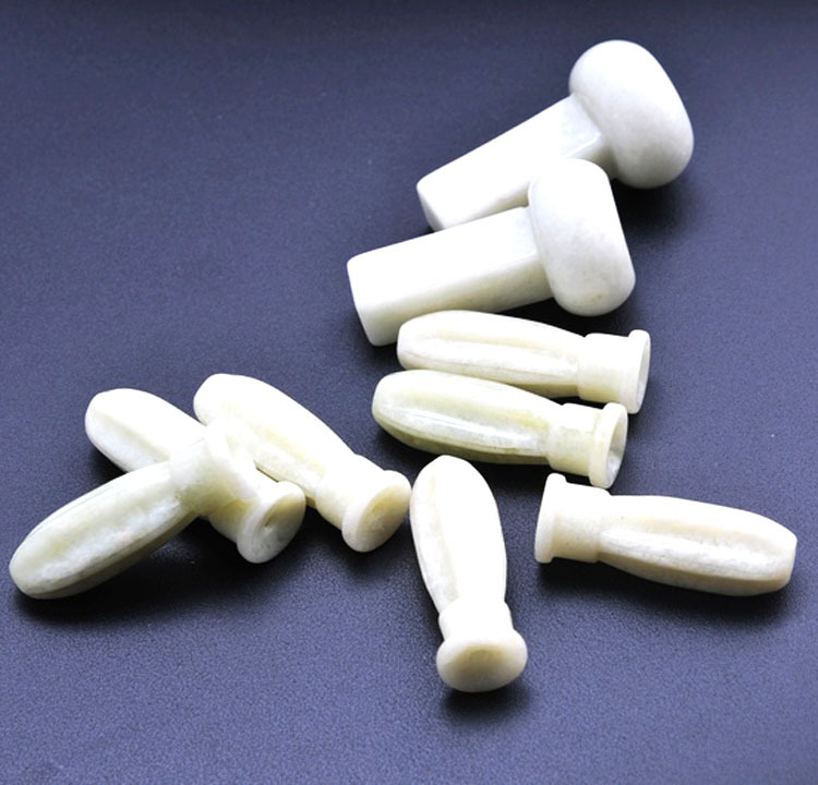 厂家直销琴枕 乐器配件 古琴琴枕 岫玉玉石琴枕餍足 天然玉石琴枕