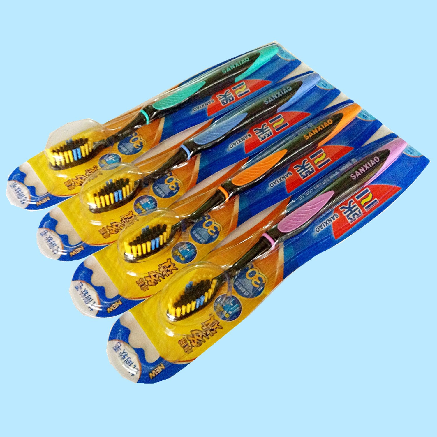 牙刷批发 三笑牙刷12f (盒装/30支)抗倒软毛