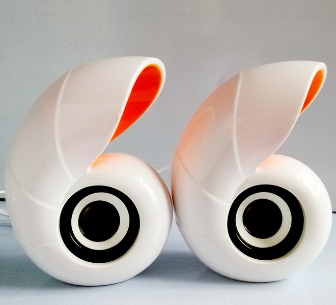 正品技腾海螺音箱 便携式笔记本音响 迷你电脑usb小音箱响