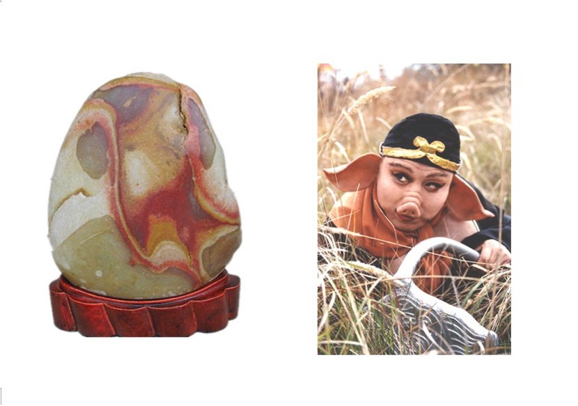 猪八戒长江画面奇石酒店会所茶楼公馆景石装饰奇石