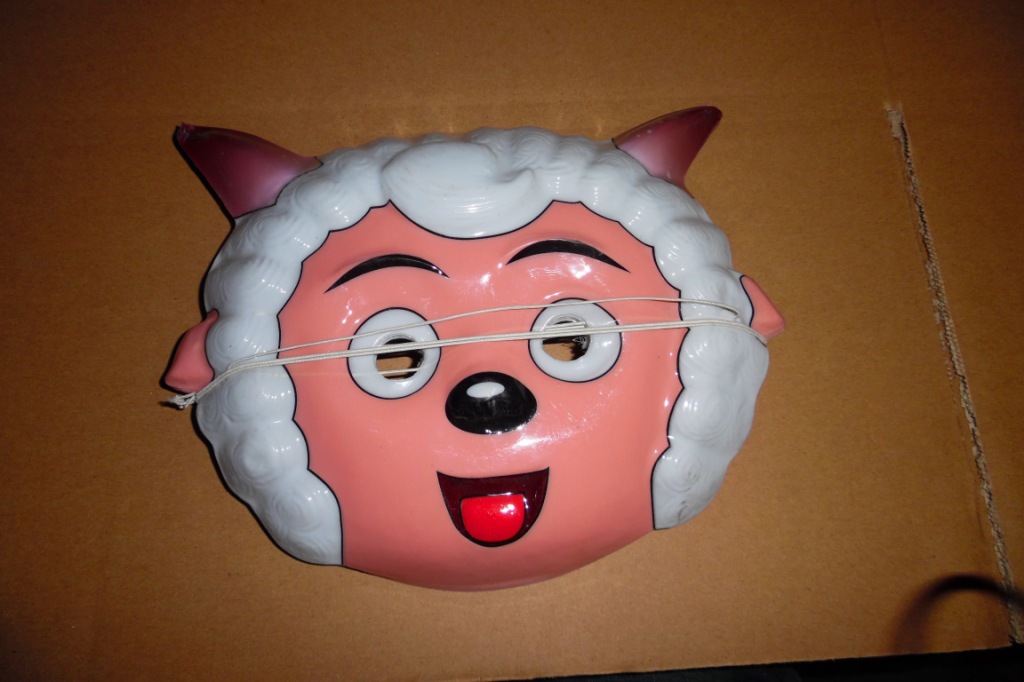 儿童面具 卡通薄面具 塑料面具带绳子 幼儿园表演 儿童玩具批发