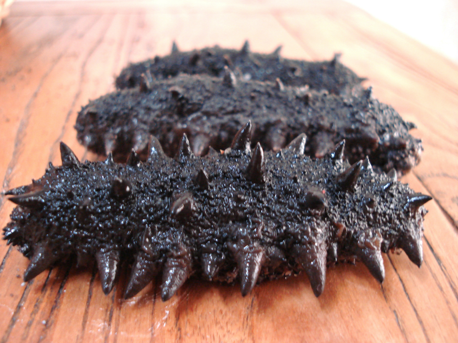 烟台长岛农家自晒拉缸盐海参净重50g 自己吃的好海参