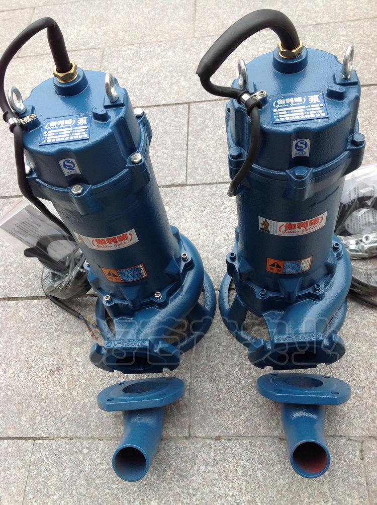 切割泵污水提升 潜水切割泵 带切割装置排污泵 楚