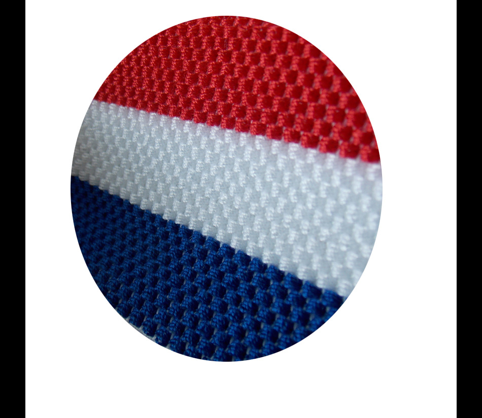 6cm双面玉米纹松紧带 红白蓝三色间条松紧带 可定制不同颜